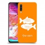 דגים כיסוי מגן קשיח בעיצוב אישי עם השם שלך ל Samsung Galaxy A70 יחידה אחת סקרין מובייל
