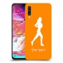 ג'וגלין - אישה כיסוי מגן קשיח בעיצוב אישי עם השם שלך ל Samsung Galaxy A70 יחידה אחת סקרין מובייל