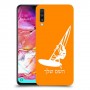 גלישת מפרש כיסוי מגן קשיח בעיצוב אישי עם השם שלך ל Samsung Galaxy A70 יחידה אחת סקרין מובייל