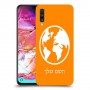עולם כיסוי מגן קשיח בעיצוב אישי עם השם שלך ל Samsung Galaxy A70 יחידה אחת סקרין מובייל