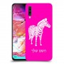 זברה כיסוי מגן קשיח בעיצוב אישי עם השם שלך ל Samsung Galaxy A70 יחידה אחת סקרין מובייל