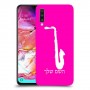 סקספון כיסוי מגן קשיח בעיצוב אישי עם השם שלך ל Samsung Galaxy A70 יחידה אחת סקרין מובייל