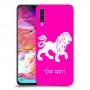 אריה כיסוי מגן קשיח בעיצוב אישי עם השם שלך ל Samsung Galaxy A70 יחידה אחת סקרין מובייל