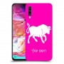 שור כיסוי מגן קשיח בעיצוב אישי עם השם שלך ל Samsung Galaxy A70 יחידה אחת סקרין מובייל