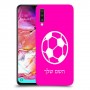 כדורגל - כדור כיסוי מגן קשיח בעיצוב אישי עם השם שלך ל Samsung Galaxy A70 יחידה אחת סקרין מובייל
