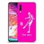שחקן כדורגל כיסוי מגן קשיח בעיצוב אישי עם השם שלך ל Samsung Galaxy A70 יחידה אחת סקרין מובייל