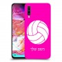 כדורעף - כדור כיסוי מגן קשיח בעיצוב אישי עם השם שלך ל Samsung Galaxy A70 יחידה אחת סקרין מובייל