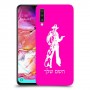 מערב פרוע - קאובוי כיסוי מגן קשיח בעיצוב אישי עם השם שלך ל Samsung Galaxy A70 יחידה אחת סקרין מובייל