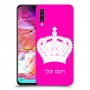 כתר מלכותי כיסוי מגן קשיח בעיצוב אישי עם השם שלך ל Samsung Galaxy A70 יחידה אחת סקרין מובייל