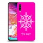 הגה - קפטן - ים כיסוי מגן קשיח בעיצוב אישי עם השם שלך ל Samsung Galaxy A70 יחידה אחת סקרין מובייל