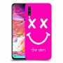 סמיילי כיסוי מגן קשיח בעיצוב אישי עם השם שלך ל Samsung Galaxy A70 יחידה אחת סקרין מובייל