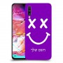 סמיילי כיסוי מגן קשיח בעיצוב אישי עם השם שלך ל Samsung Galaxy A70 יחידה אחת סקרין מובייל