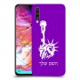 פסל החירות כיסוי מגן קשיח בעיצוב אישי עם השם שלך ל Samsung Galaxy A70 יחידה אחת סקרין מובייל