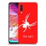 עכביש כיסוי מגן קשיח בעיצוב אישי עם השם שלך ל Samsung Galaxy A70 יחידה אחת סקרין מובייל