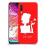 אישה אהבה כיסוי מגן קשיח בעיצוב אישי עם השם שלך ל Samsung Galaxy A70 יחידה אחת סקרין מובייל