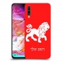 אריה כיסוי מגן קשיח בעיצוב אישי עם השם שלך ל Samsung Galaxy A70 יחידה אחת סקרין מובייל
