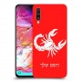 עקרב כיסוי מגן קשיח בעיצוב אישי עם השם שלך ל Samsung Galaxy A70 יחידה אחת סקרין מובייל