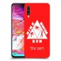 טריאתלון כיסוי מגן קשיח בעיצוב אישי עם השם שלך ל Samsung Galaxy A70 יחידה אחת סקרין מובייל