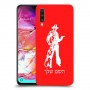 מערב פרוע - קאובוי כיסוי מגן קשיח בעיצוב אישי עם השם שלך ל Samsung Galaxy A70 יחידה אחת סקרין מובייל