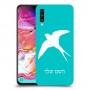 ציפור לבלוע כיסוי מגן קשיח בעיצוב אישי עם השם שלך ל Samsung Galaxy A70 יחידה אחת סקרין מובייל