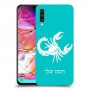 עקרב כיסוי מגן קשיח בעיצוב אישי עם השם שלך ל Samsung Galaxy A70 יחידה אחת סקרין מובייל