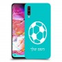 כדורגל - כדור כיסוי מגן קשיח בעיצוב אישי עם השם שלך ל Samsung Galaxy A70 יחידה אחת סקרין מובייל