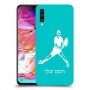 שחקן טניס כיסוי מגן קשיח בעיצוב אישי עם השם שלך ל Samsung Galaxy A70 יחידה אחת סקרין מובייל