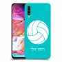 כדורעף - כדור כיסוי מגן קשיח בעיצוב אישי עם השם שלך ל Samsung Galaxy A70 יחידה אחת סקרין מובייל