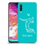 שחקן כדורעף כיסוי מגן קשיח בעיצוב אישי עם השם שלך ל Samsung Galaxy A70 יחידה אחת סקרין מובייל