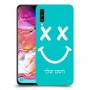 סמיילי כיסוי מגן קשיח בעיצוב אישי עם השם שלך ל Samsung Galaxy A70 יחידה אחת סקרין מובייל