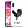 תרנגול כיסוי מגן קשיח בעיצוב אישי עם השם שלך ל Samsung Galaxy A70 יחידה אחת סקרין מובייל