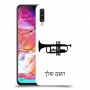 חצוצרה כיסוי מגן קשיח בעיצוב אישי עם השם שלך ל Samsung Galaxy A70 יחידה אחת סקרין מובייל