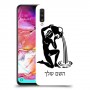 דלי כיסוי מגן קשיח בעיצוב אישי עם השם שלך ל Samsung Galaxy A70 יחידה אחת סקרין מובייל