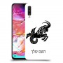 גדי כיסוי מגן קשיח בעיצוב אישי עם השם שלך ל Samsung Galaxy A70 יחידה אחת סקרין מובייל