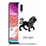 אריה כיסוי מגן קשיח בעיצוב אישי עם השם שלך ל Samsung Galaxy A70 יחידה אחת סקרין מובייל