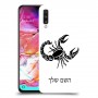 עקרב כיסוי מגן קשיח בעיצוב אישי עם השם שלך ל Samsung Galaxy A70 יחידה אחת סקרין מובייל