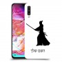 סמוראי כיסוי מגן קשיח בעיצוב אישי עם השם שלך ל Samsung Galaxy A70 יחידה אחת סקרין מובייל