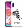 אופנוע שלג כיסוי מגן קשיח בעיצוב אישי עם השם שלך ל Samsung Galaxy A70 יחידה אחת סקרין מובייל