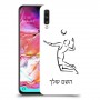 שחקן כדורעף כיסוי מגן קשיח בעיצוב אישי עם השם שלך ל Samsung Galaxy A70 יחידה אחת סקרין מובייל