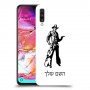 מערב פרוע - קאובוי כיסוי מגן קשיח בעיצוב אישי עם השם שלך ל Samsung Galaxy A70 יחידה אחת סקרין מובייל