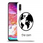 עולם כיסוי מגן קשיח בעיצוב אישי עם השם שלך ל Samsung Galaxy A70 יחידה אחת סקרין מובייל