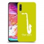 סקספון כיסוי מגן קשיח בעיצוב אישי עם השם שלך ל Samsung Galaxy A70 יחידה אחת סקרין מובייל