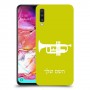 חצוצרה כיסוי מגן קשיח בעיצוב אישי עם השם שלך ל Samsung Galaxy A70 יחידה אחת סקרין מובייל