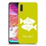 דגים כיסוי מגן קשיח בעיצוב אישי עם השם שלך ל Samsung Galaxy A70 יחידה אחת סקרין מובייל