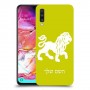אריה כיסוי מגן קשיח בעיצוב אישי עם השם שלך ל Samsung Galaxy A70 יחידה אחת סקרין מובייל