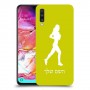 ג'וגלין - אישה כיסוי מגן קשיח בעיצוב אישי עם השם שלך ל Samsung Galaxy A70 יחידה אחת סקרין מובייל