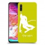 סקִי כיסוי מגן קשיח בעיצוב אישי עם השם שלך ל Samsung Galaxy A70 יחידה אחת סקרין מובייל