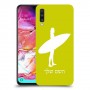 גלישה כיסוי מגן קשיח בעיצוב אישי עם השם שלך ל Samsung Galaxy A70 יחידה אחת סקרין מובייל