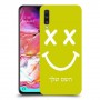 סמיילי כיסוי מגן קשיח בעיצוב אישי עם השם שלך ל Samsung Galaxy A70 יחידה אחת סקרין מובייל