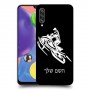 אופנוע שלג כיסוי מגן קשיח בעיצוב אישי עם השם שלך ל Samsung Galaxy A70s יחידה אחת סקרין מובייל